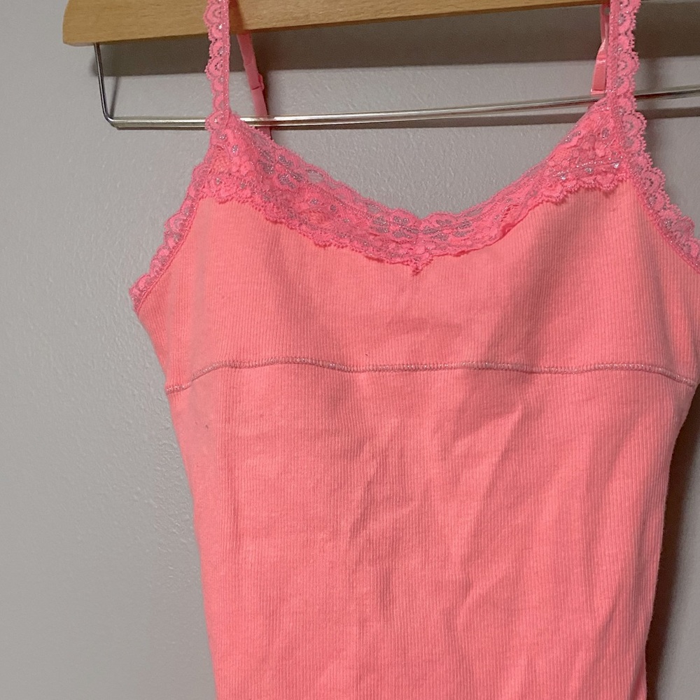 Justice Pink Lace Cami